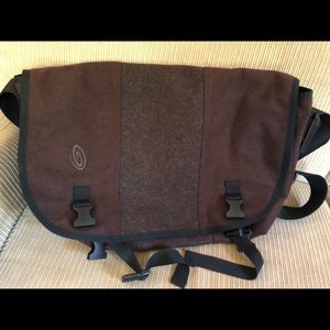 Timbuk2 limited edition brown wool messenger bag